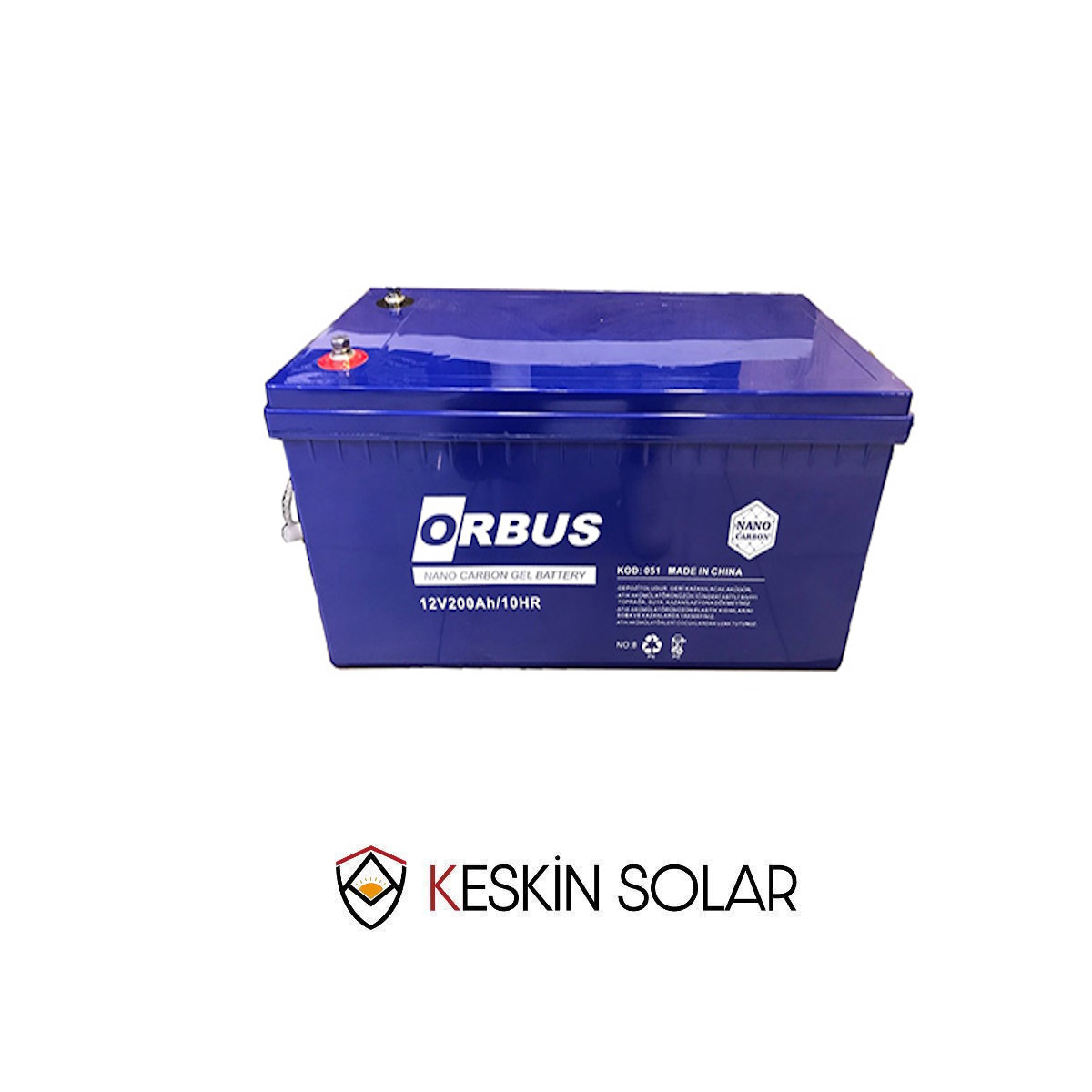 ORBUS JEL AKÜ 12V200AH